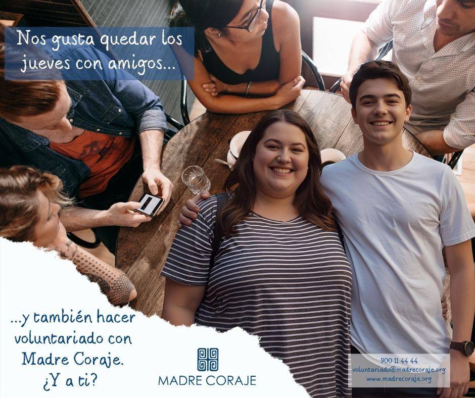 Madre Coraje relanza 'Me gusta' para captar voluntariado joven y mayor en septiembre
