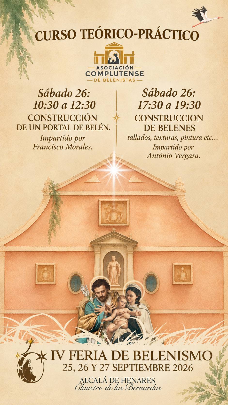 Alcalá acoge la IV Feria Belenista con 12 artesanos de toda España