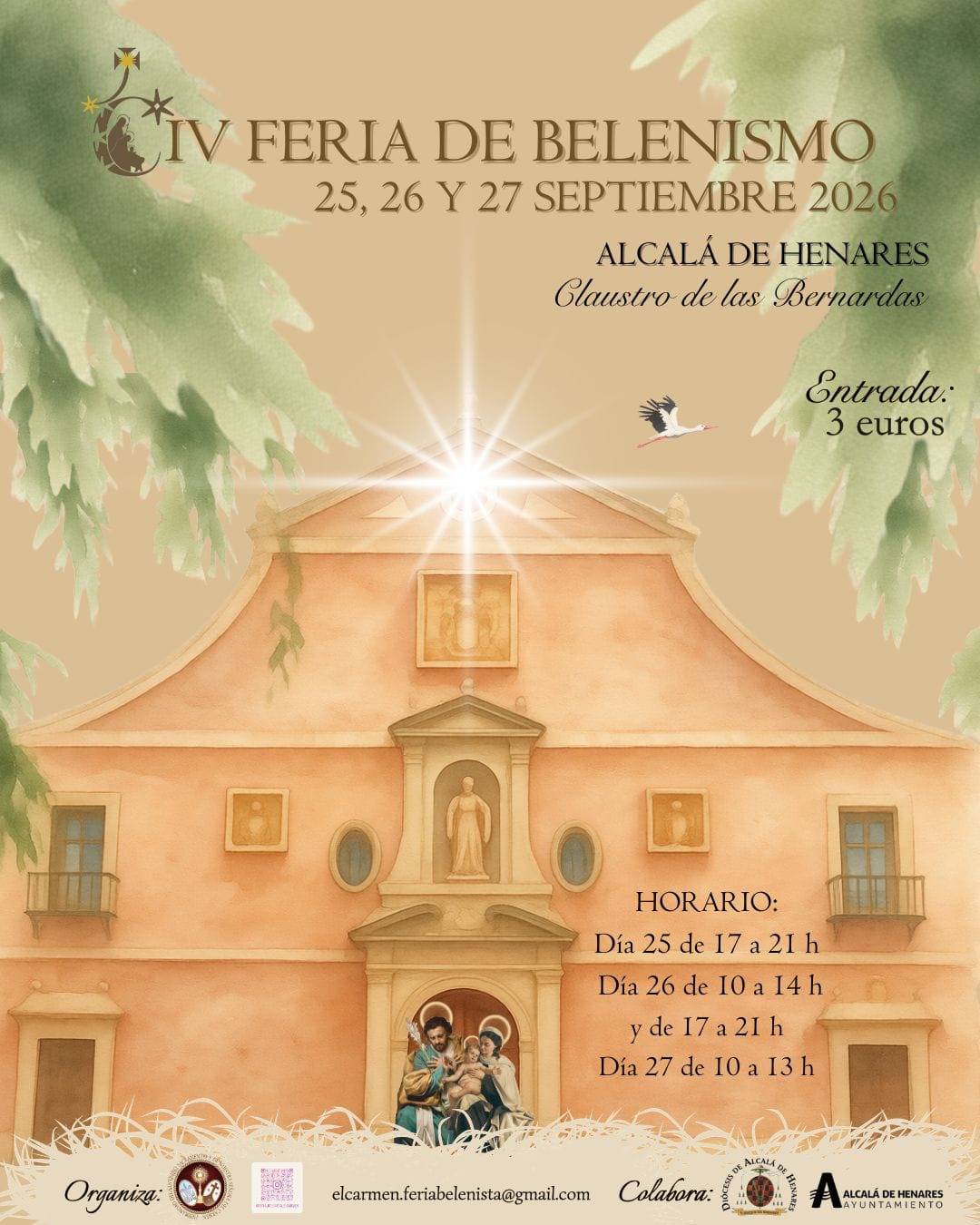 Alcalá acoge la IV Feria Belenista con 12 artesanos de toda España