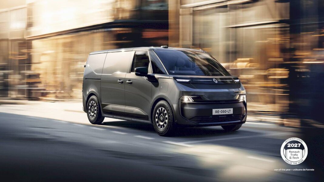 Renault Trafic Furgón E-Tech eléctrico, elegido Furgón del Año 2027 - imagen 1