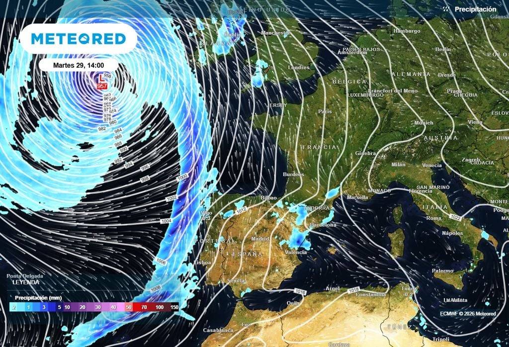 Meteored avisa de un cambio de tiempo con lluvias y bajada de temperaturas - imagen 1