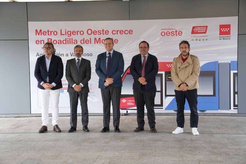 La Comunidad amplía la Línea 3 de Metro Ligero Oeste hasta Valenoso, en Boadilla - imagen 1