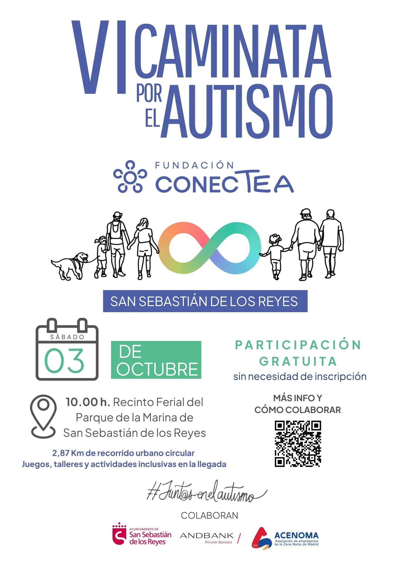 San Sebastián de los Reyes acoge la VI Caminata por el Autismo el 3 de octubre