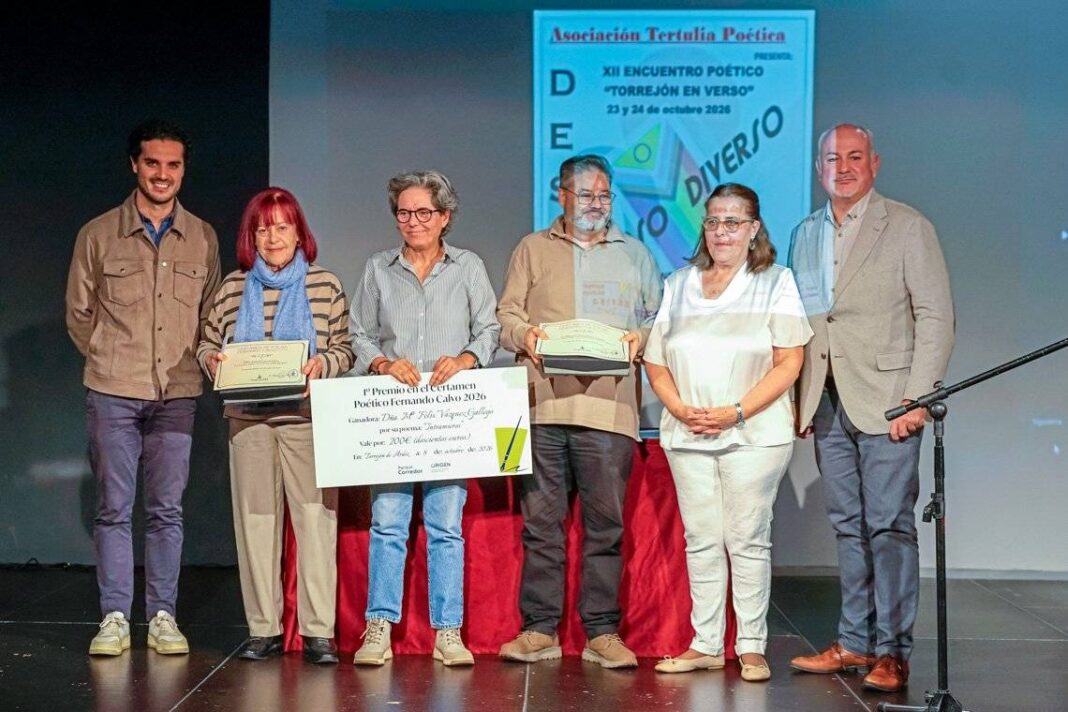 Torrejón de Ardoz: el Certamen Poético Fernando Calvo 2026 premia a M.ª Félix Vázquez Gallego - imagen 1
