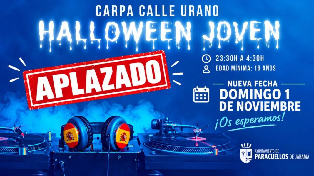 Paracuellos aplaza la Fiesta de Halloween Joven y el pasaje del terror por el luto oficial - imagen 2