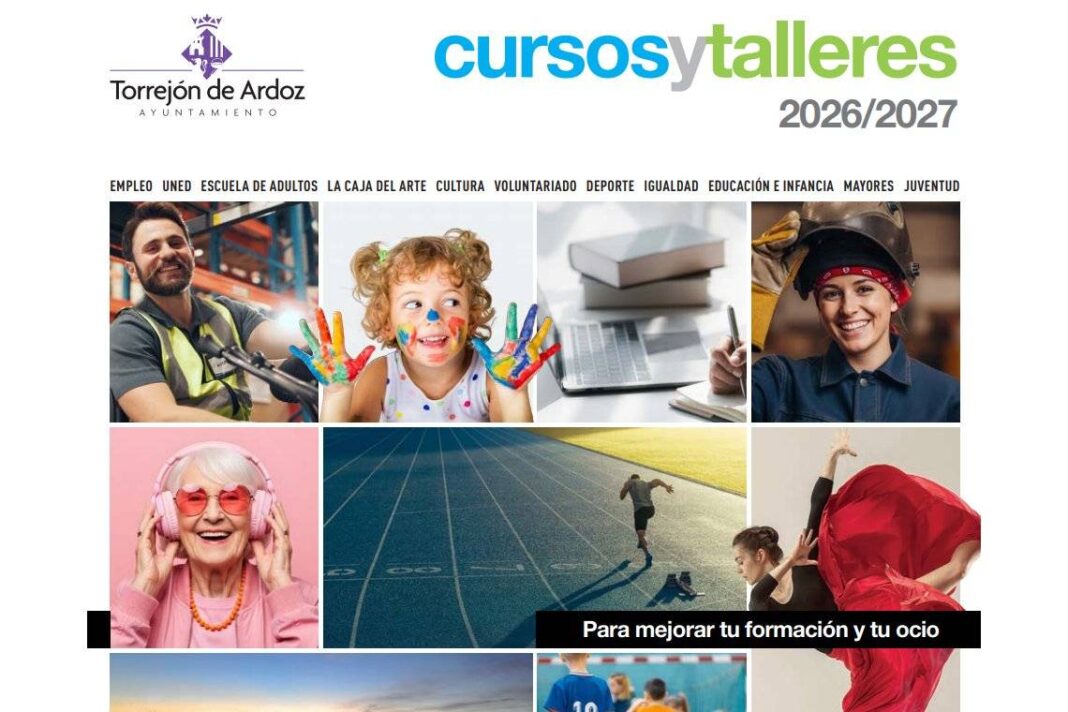 Torrejón de Ardoz ofrece más de 20.000 plazas en cursos y talleres para 2026-2027 - imagen 1