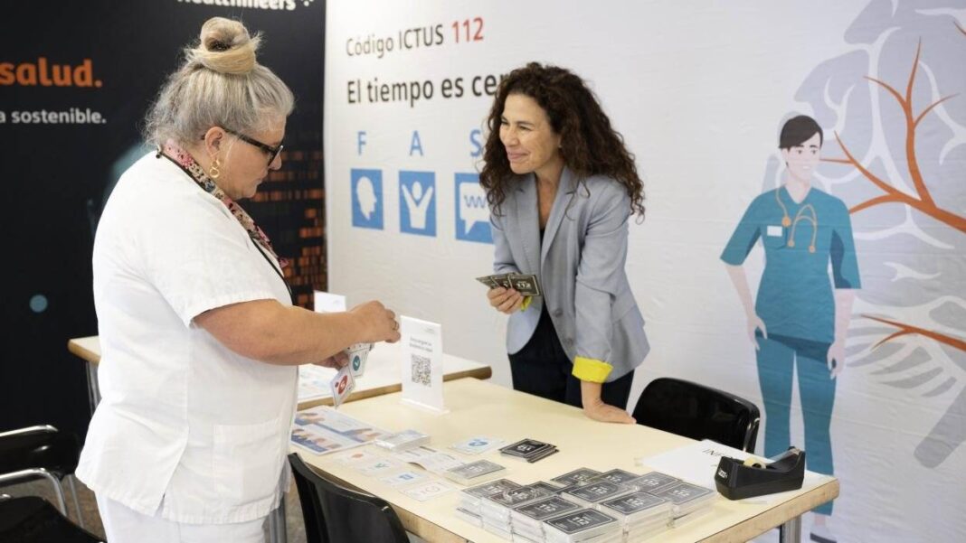 El Gregorio Marañón conciencia sobre la detección precoz del ictus con el método FAST - imagen 1