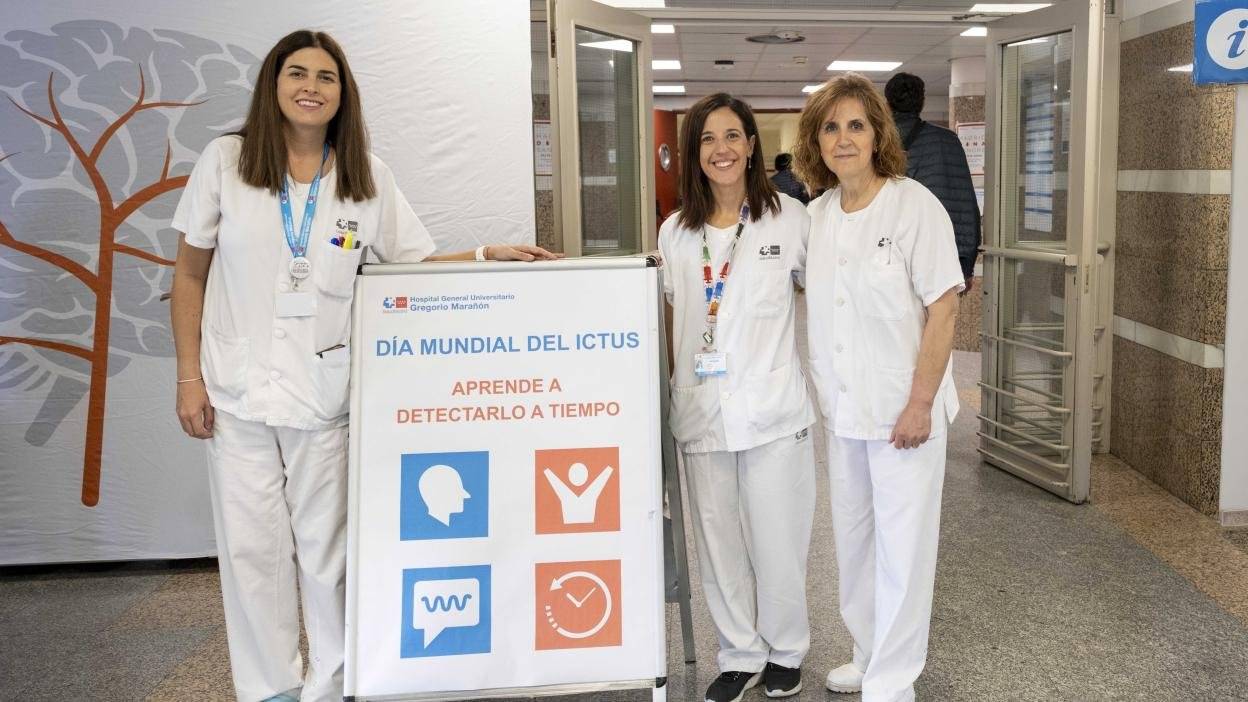 El Gregorio Marañón conciencia sobre la detección precoz del ictus con el método FAST