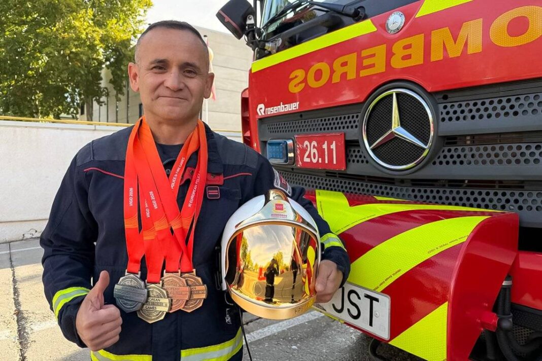 Torrejón de Ardoz: Francisco José Montes logra cuatro medallas en los Juegos Europeos de Policías y Bomberos - imagen 1