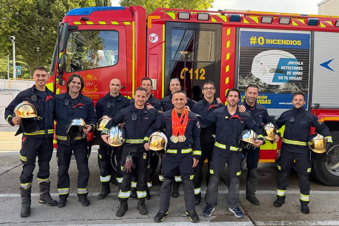 Torrejón de Ardoz: Francisco José Montes logra cuatro medallas en los Juegos Europeos de Policías y Bomberos