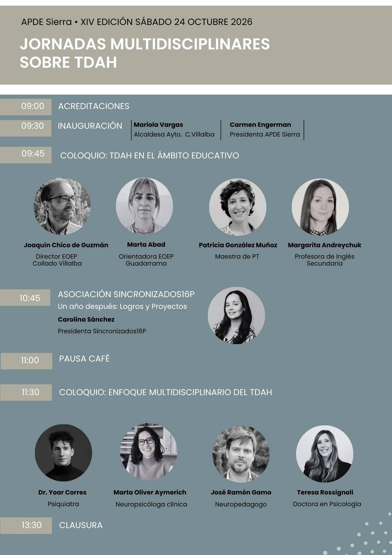 Collado Villalba: abiertas las inscripciones para las XIV Jornadas Multidisciplinares sobre TDAH