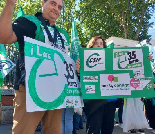 CSIF exige a la Comunidad de Madrid negociar la jornada de 35 horas para empleados públicos - imagen 1