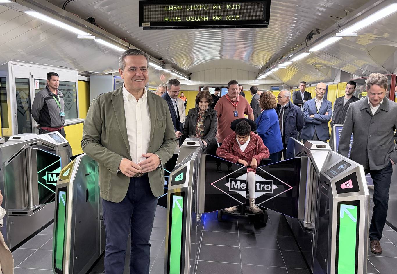 Madrid alcanza 217 estaciones de Metro accesibles y 581 ascensores en toda la red
