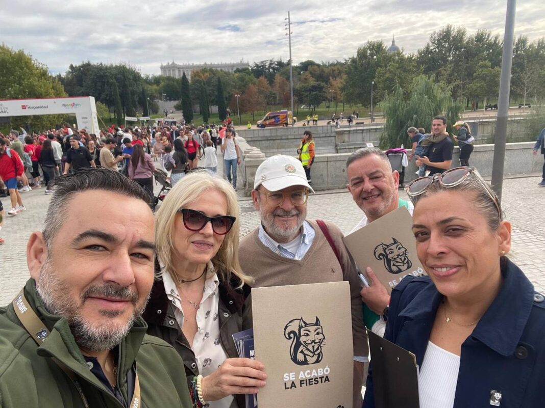Se Acabó La Fiesta inicia en Madrid la recogida de 7.517 avales para las generales - imagen 1