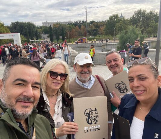 Se Acabó La Fiesta inicia en Madrid la recogida de 7.517 avales para las generales - imagen 1