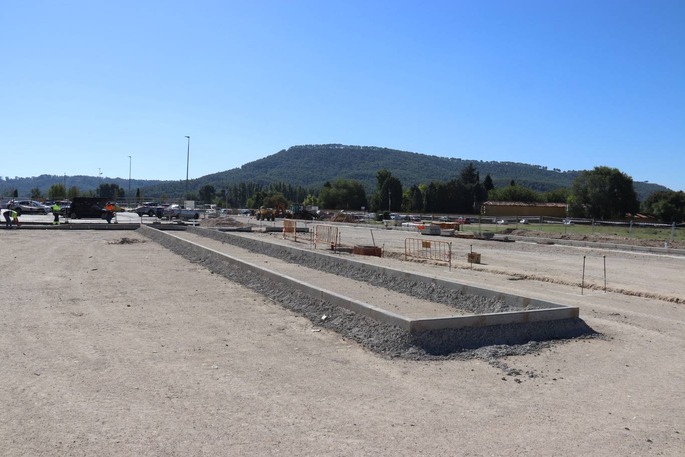 Alcalá de Henares: Continúan las obras de ampliación del aparcamiento de Jiménez de Quesada
