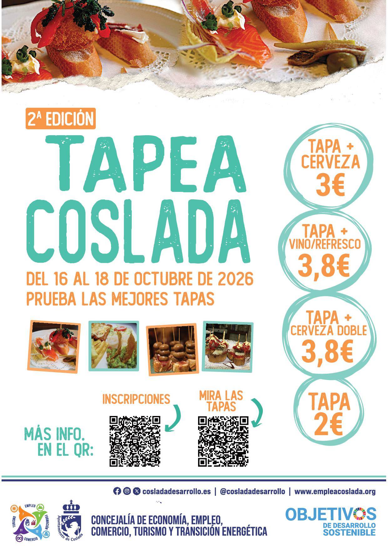 Coslada: Tapea Coslada vuelve con 29 bares y tapas desde dos euros