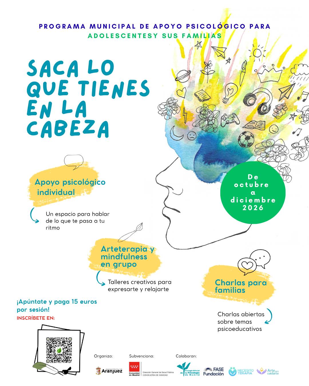 Aranjuez lanza un programa de apoyo psicológico para adolescentes y familias