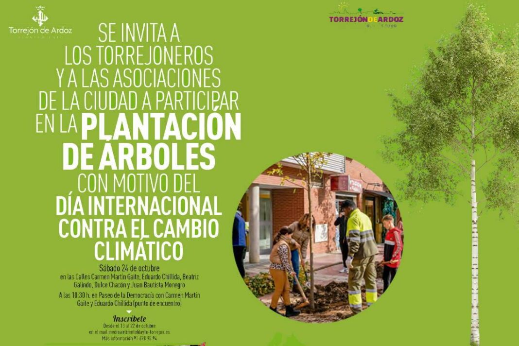 Torrejón de Ardoz planta árboles contra el cambio climático con vecinos y asociaciones - imagen 1