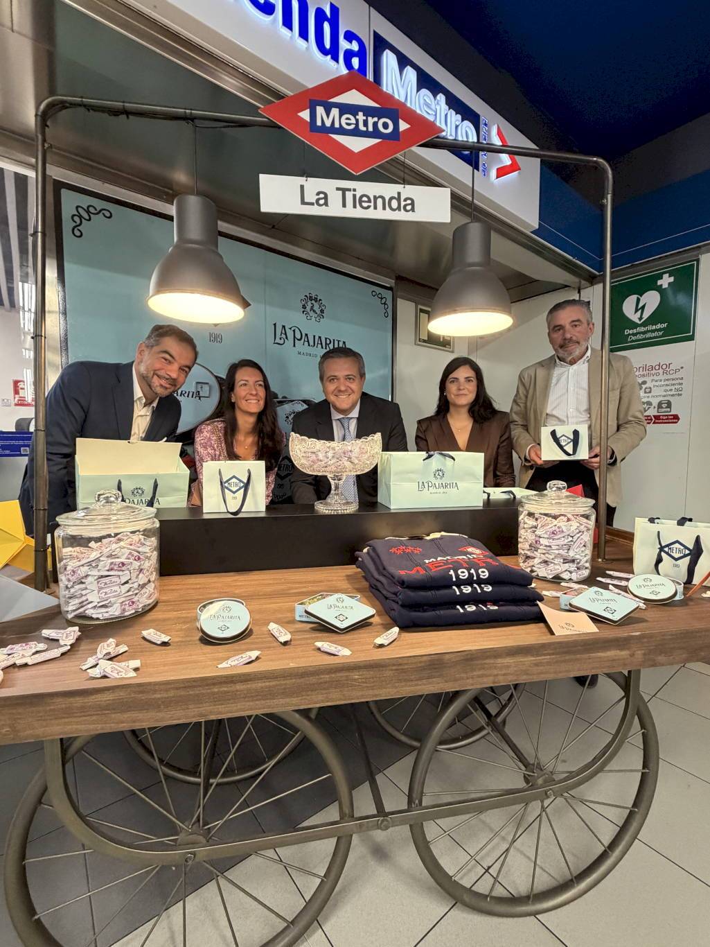 Metro de Madrid y La Pajarita lanzan caramelos especiales por su aniversario