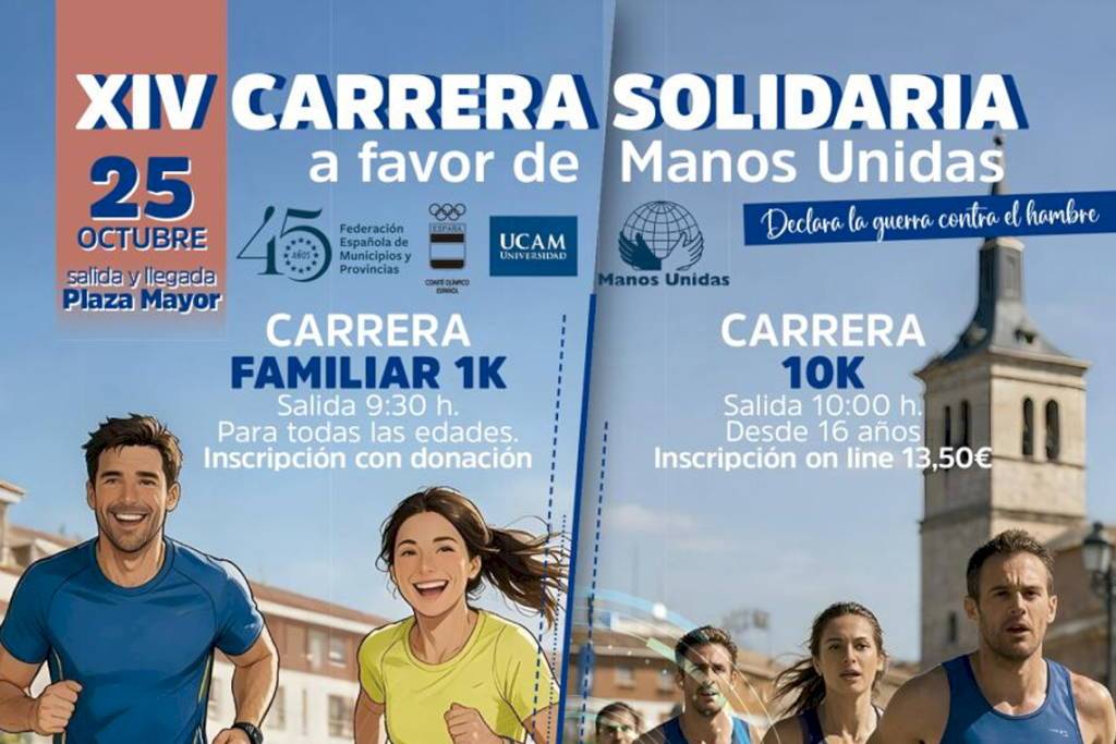 Torrejón de Ardoz acoge la XIV Carrera Solidaria a favor de Manos Unidas - imagen 1