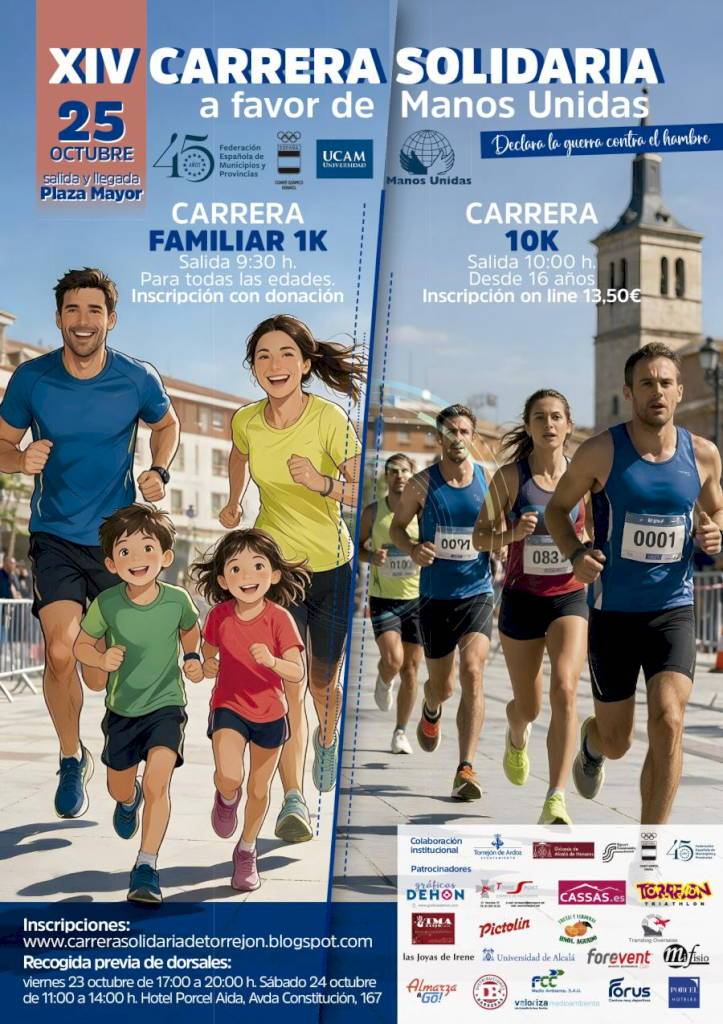 Torrejón de Ardoz acoge la XIV Carrera Solidaria a favor de Manos Unidas - imagen 2