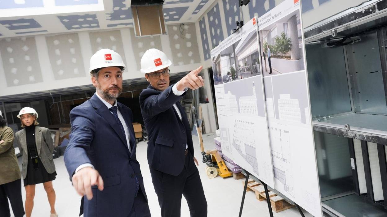 La Comunidad de Madrid avanza en las obras de la Oficina Central de Atención al Ciudadano de la calle Carretas