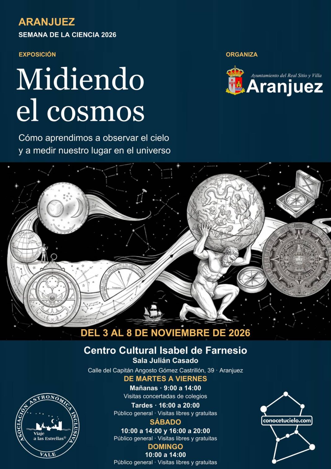Aranjuez celebra la Semana de la Ciencia con la exposición 'Midiendo el cosmos' - imagen 1