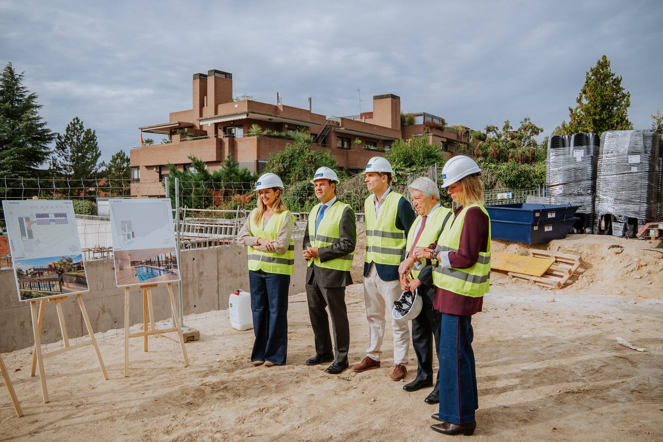 Las Rozas: primera piedra de Casa AVA para niños con trastornos neurológicos graves